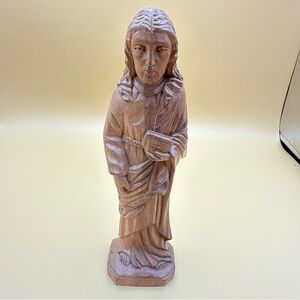 Handcrafted Wooden Statue of Jesus